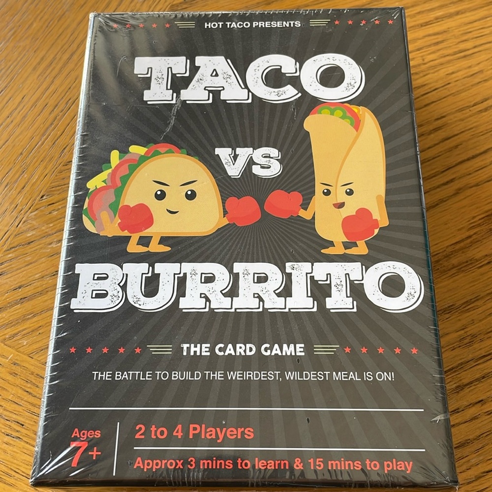 Taco vs Burrito The Wildly Popular Surprisingly Strategic Card Game NEW